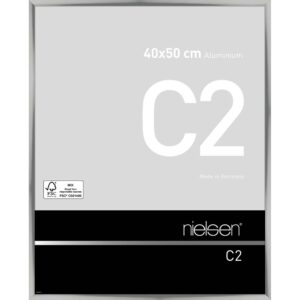 C2 Argent poli 40 x 50 cm